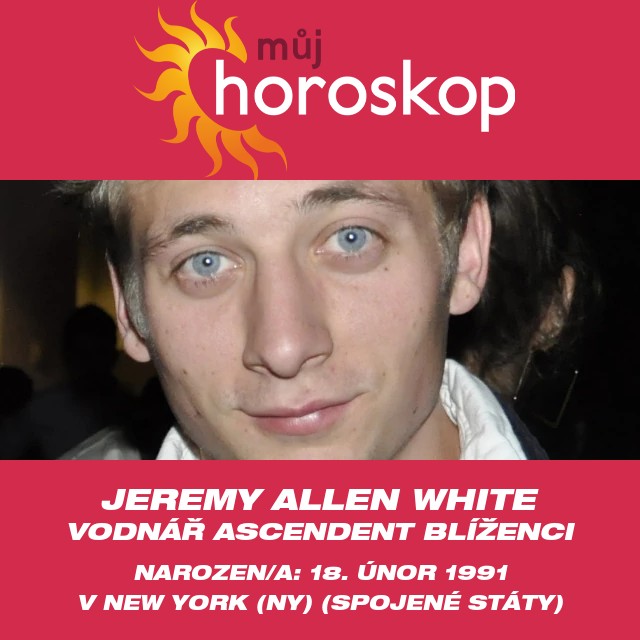 Astrologický portrét Jeremyho Allena Whitea: Vhledy do znamení Vodnáře