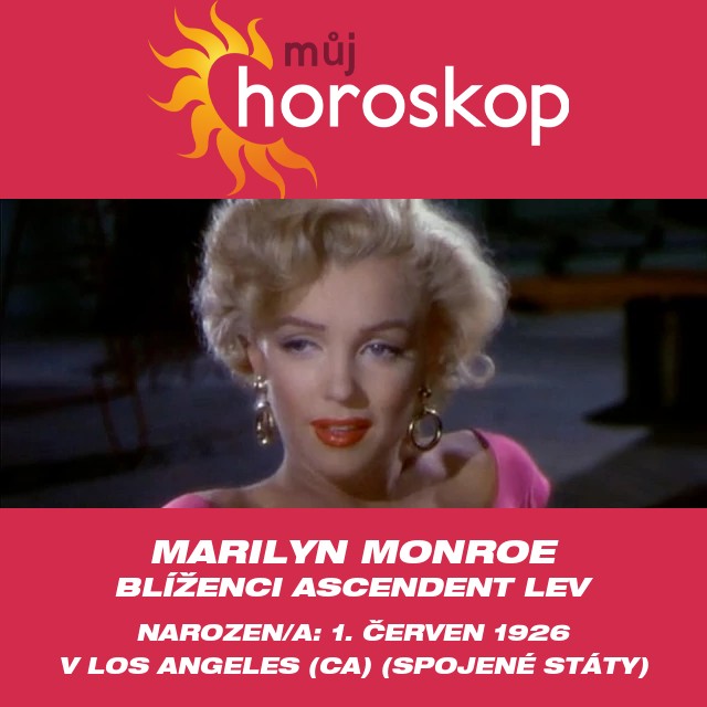 Marilyn Monroe: Astrologie a její vliv na Blížence