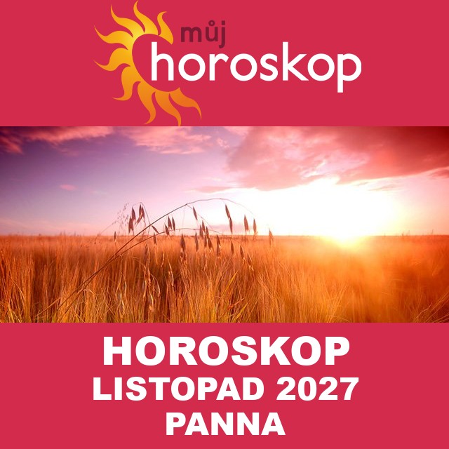 Horoskop na měsíc na listopad 2027 pro Panna